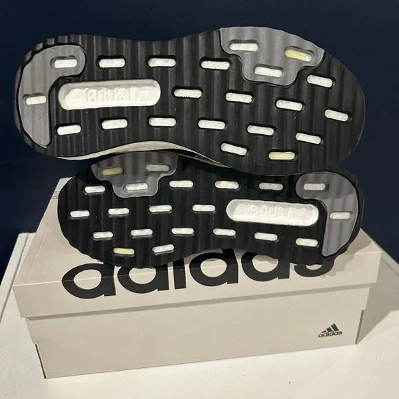 Adidas X_PLRboost Big Kid Size 3.5 White Athletic Running Sneakers Shoes IF0629 - Picture 5 of 6